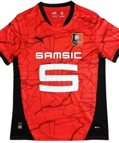 Stade Rennais Camiseta 2024 2025 Casa Roja - Camiseta Stade Rennais | PTDHMALL