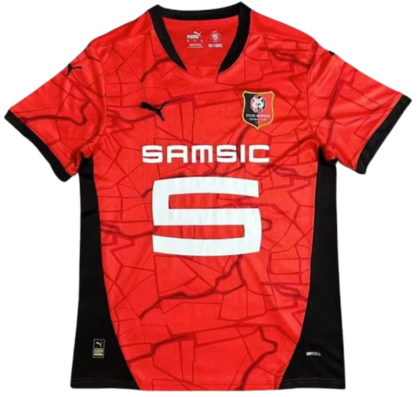 Stade Rennais Camiseta 2024 2025 Casa Roja - Camiseta Stade Rennais | PTDHMALL