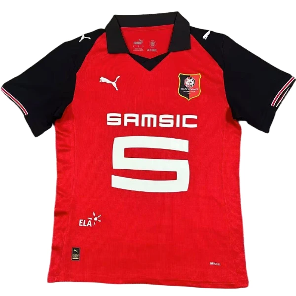 Stade Rennais Camiseta 2025 2026 Casa Roja - Camiseta Stade Rennais | PTDHMALL