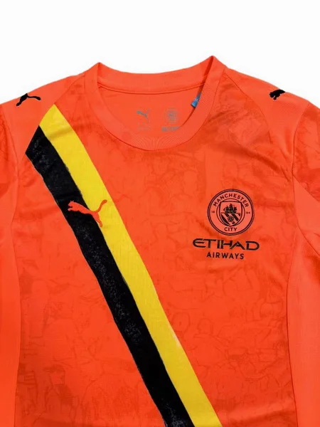 Manchester City Camiseta 2025 2026 Portero Naranja - Camiseta Manchester City | PTDHMALL