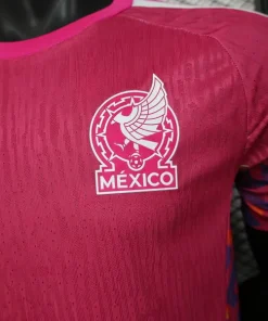 México Camiseta Edición Jugadores 2026 Portero Rosa - Camiseta Selección México | PTDHMALL