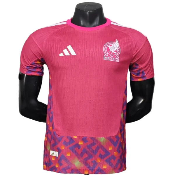 México Camiseta Edición Jugadores 2026 Portero Rosa - Camiseta Selección México | PTDHMALL