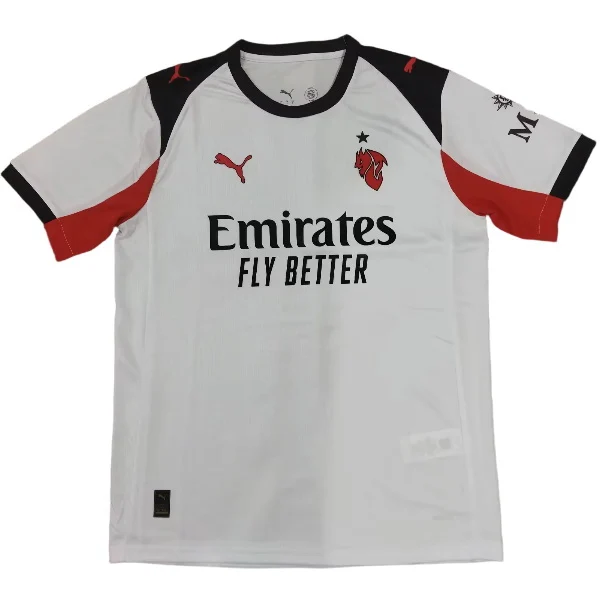 AC Milan Camiseta 2025 2026 Segunda Blanca - Camiseta Serie A AC Milan | PTDHMALL