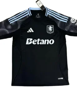 Aston Villa Camiseta 2025 2026 Segunda Negra - Camiseta Aston Villa | PTDHMALL
