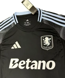 Aston Villa Camiseta 2025 2026 Segunda Negra - Camiseta Aston Villa | PTDHMALL