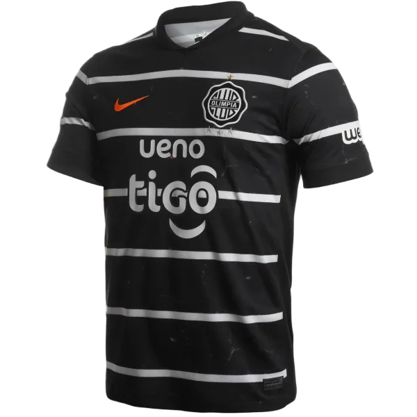 Club Olimpia Camiseta 2025 2026 Segunda Negra - Camiseta Club Olimpia | PTDHMALL