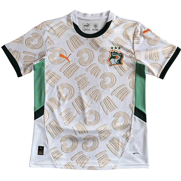 Costa De Marfil Camiseta 2025 Segunda Amarilla - Camiseta Costa De Marfil | PTDHMALL