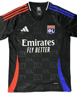 Lyon Camiseta 2024 2025 Segunda Negra - Camiseta Lyon | PTDHMALL