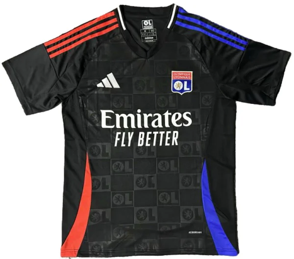 Lyon Camiseta 2024 2025 Segunda Negra - Camiseta Lyon | PTDHMALL
