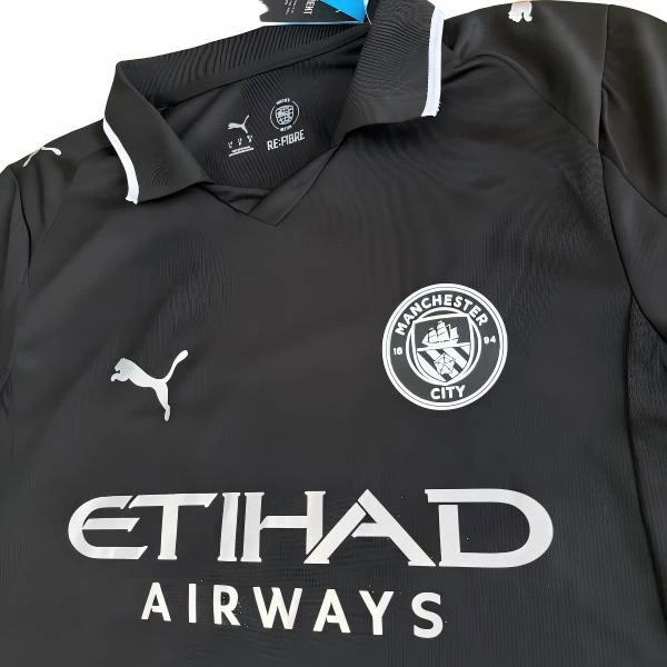 Manchester City Camiseta 2025 2026 Segunda Negra - Camiseta Manchester City | PTDHMALL
