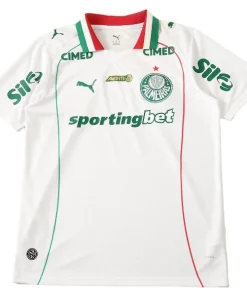 Camiseta 2026 2027 Segunda Blanca - Camiseta Kidsuper X Se Palmeiras Graphic Masculina | PTDHMALL