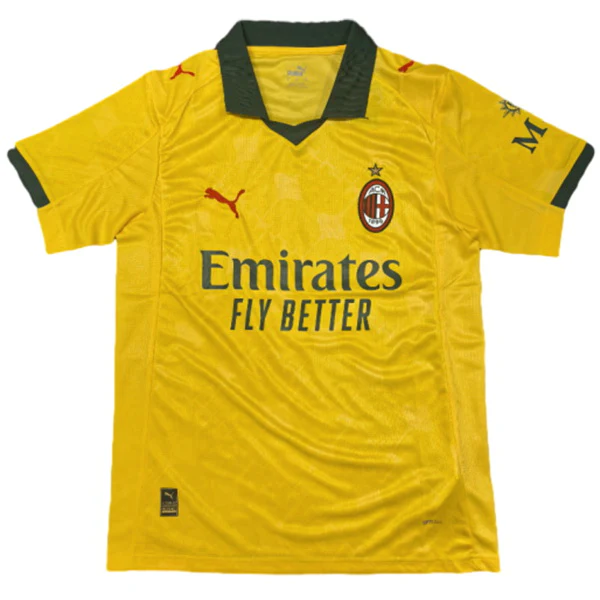 AC Milan Camiseta 2025 2026 Tercera Amarilla - Camiseta Serie A AC Milan | PTDHMALL