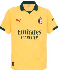 AC Milan Camiseta 2025 2026 Tercera Amarilla - Camiseta Serie A AC Milan | PTDHMALL