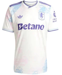 Aston Villa Camiseta 2025 2026 Tercera Blanca - Camiseta Aston Villa | PTDHMALL