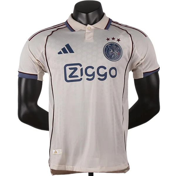 Ajax Camiseta Edición Jugadores 2025 2026 Tercera Amarilla - Camiseta Ajax | PTDHMALL