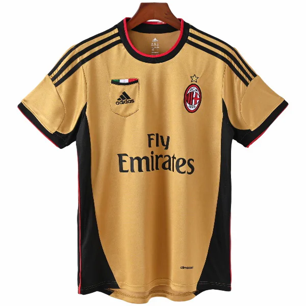 AC Milan Camiseta 2013 2014 Tercera Amarilla - Camiseta Ac Milan | PTDHMALL