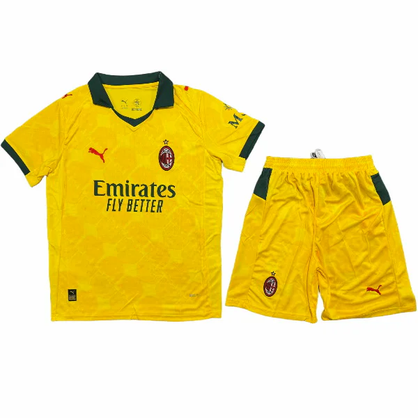 AC Milan Conjunto 2025 2026 Tercera Amarillo - AC Milan Barata | PTDHMALL