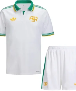 AS Roma Conjunto 2025 2026 Tercera Blanco - AS Roma Barata | PTDHMALL