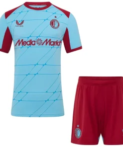 Conjunto 2025 2026 Tercera Azul - Feyenoord Rotterdam Niños Barata | PTDHMALL