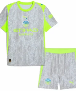 Manchester City Conjunto 2025 2026 Tercera Gris - Manchester City Barata | PTDHMALL