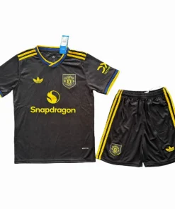 Manchester United Conjunto 2025 2026 Tercera Negro - Manchester United Barata | PTDHMALL
