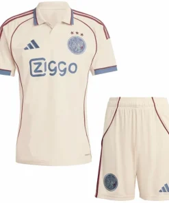 Conjunto 2025 2026 Tercera Amarillo - Ajax Niños Barata | PTDHMALL