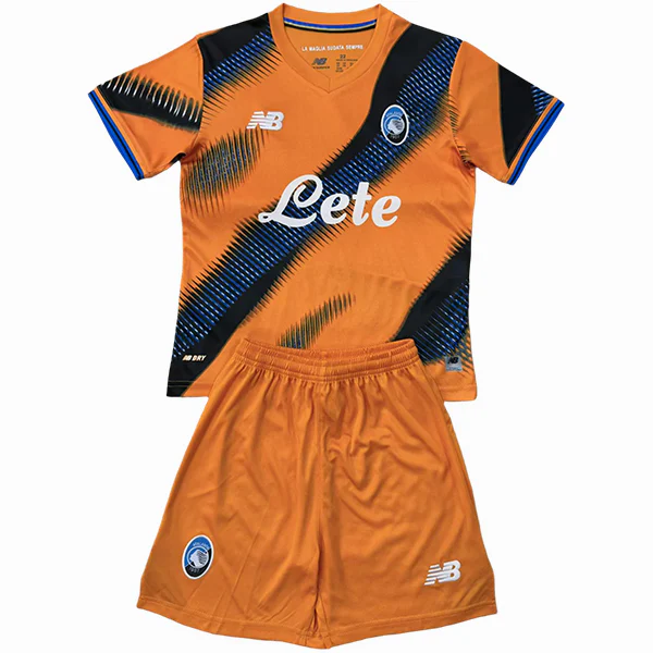 Conjunto 2025 2026 Tercera Naranja - Atalanta BC Niños Barata | PTDHMALL