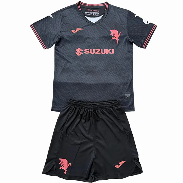 Conjunto 2025 2026 Tercera Negro - Torino Niños Barata | PTDHMALL