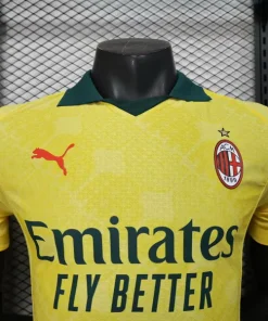 AC Milan Camiseta Edición Jugadores 2025 2026 Tercera Amarilla - Camiseta Serie A AC Milan | PTDHMALL