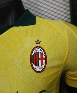 AC Milan Camiseta Edición Jugadores 2025 2026 Tercera Amarilla - Camiseta Serie A AC Milan | PTDHMALL