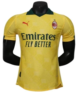 AC Milan Camiseta Edición Jugadores 2025 2026 Tercera Amarilla - Camiseta Serie A AC Milan | PTDHMALL