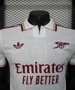 Arsenal Camiseta Edición Jugadores 2025 2026 Tercera Blanca - Camiseta Arsenal | PTDHMALL