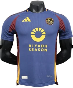 AS Roma Camiseta Edición Jugadores 2024 2025 Tercera Azul - Camiseta Serie A AS Roma | PTDHMALL