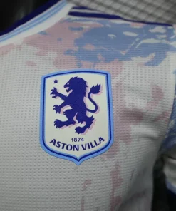 Aston Villa Camiseta Edición Jugadores 2025 2026 Tercera Blanca - Camiseta Aston Villa | PTDHMALL
