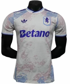 Aston Villa Camiseta Edición Jugadores 2025 2026 Tercera Blanca - Camiseta Aston Villa | PTDHMALL
