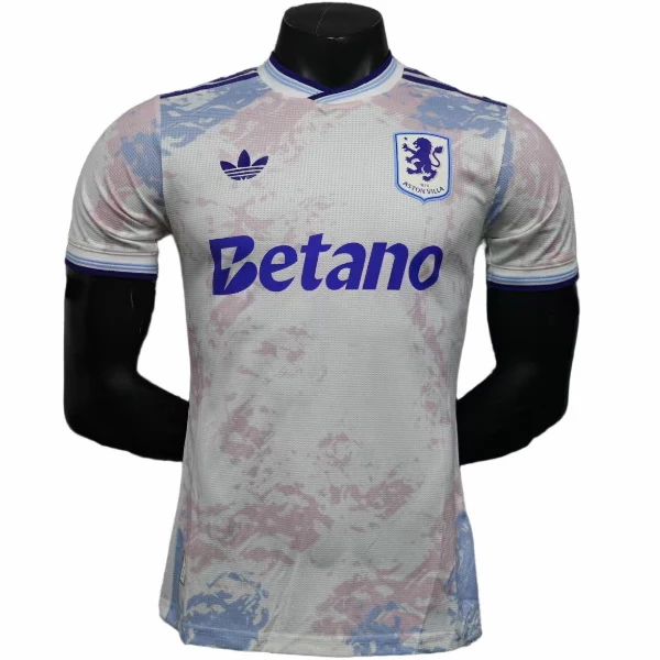 Aston Villa Camiseta Edición Jugadores 2025 2026 Tercera Blanca - Camiseta Aston Villa | PTDHMALL