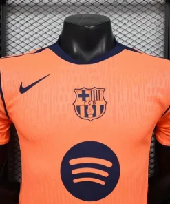 FC Barcelona Camiseta Edición Jugadores 2025 2026 Tercera Naranja - Camiseta Barcelona | PTDHMALL