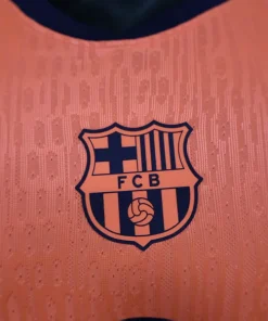 FC Barcelona Camiseta Edición Jugadores 2025 2026 Tercera Naranja - Camiseta Barcelona | PTDHMALL
