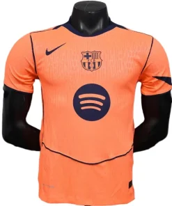 FC Barcelona Camiseta Edición Jugadores 2025 2026 Tercera Naranja - Camiseta Barcelona | PTDHMALL