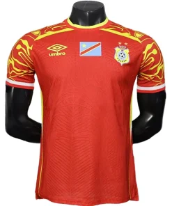 Congo Camiseta Edición Jugadores 2026 Tercera Roja - Camiseta Congo | PTDHMALL