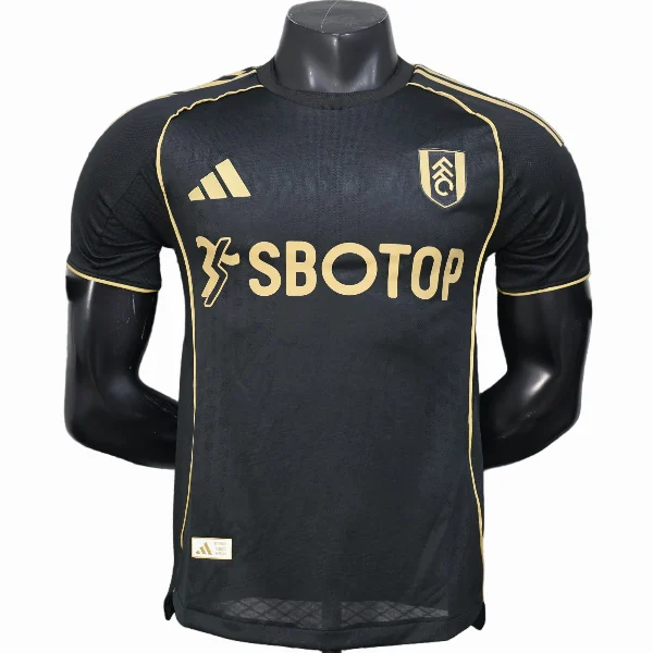 Fulham Camiseta Edición Jugadores 2025 2026 Tercera Negra - Camiseta Fulham | PTDHMALL