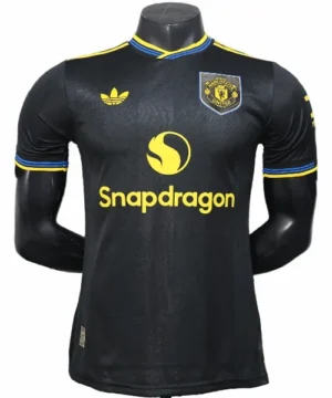 Manchester United Camiseta Edición Jugadores 2025 2026 Tercera Negra - Camiseta Manchester United | PTDHMALL