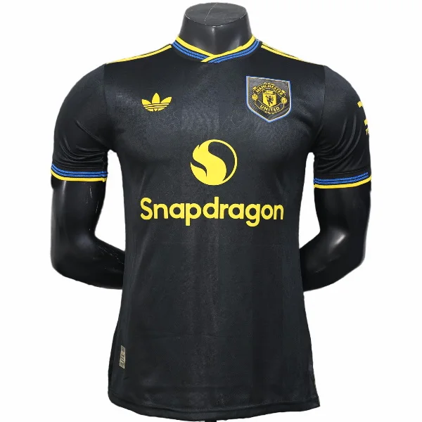 Manchester United Camiseta Edición Jugadores 2025 2026 Tercera Negra - Camiseta Manchester United | PTDHMALL