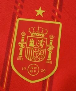 Camiseta 2026 Casa Roja - Camiseta España Mujer Blanca | PTDHMALL