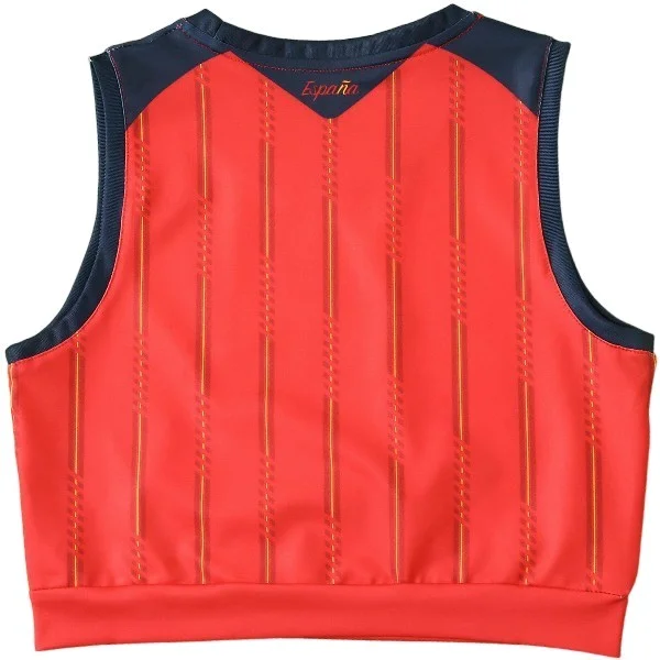 Camiseta 2026 Casa Roja - Camiseta España Mujer Blanca | PTDHMALL