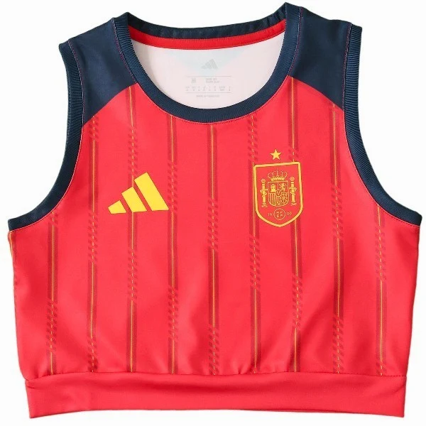 Camiseta 2026 Casa Roja - Camiseta España Mujer Blanca | PTDHMALL