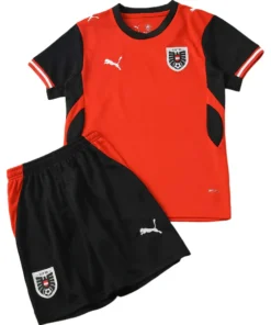 Austria Niños Conjunto 2026 Casa Rojo - Austria Niños Barata | PTDHMALL