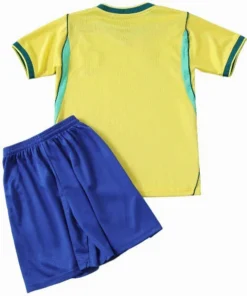 Brasil Niños Conjunto 2026 Casa Amarillo - Equipacion Brasil Niños | PTDHMALL
