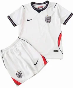 Inglaterra Niños Conjunto 2026 Casa Blanco - Inglaterra Niños Barata | PTDHMALL