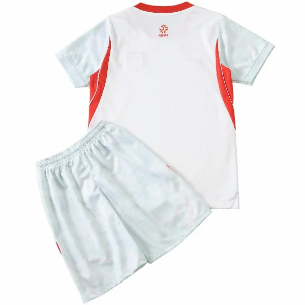Polonia Niños Conjunto 2026 Casa Blanco - Polonia Niños Barata | PTDHMALL
